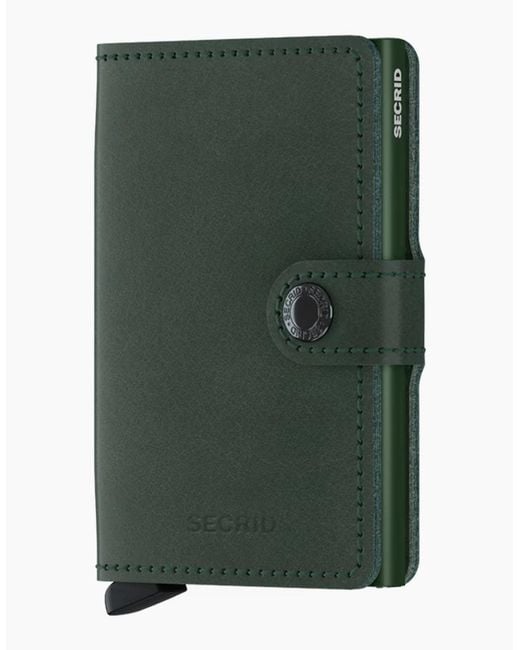 Secrid Green Mini Wallet for men