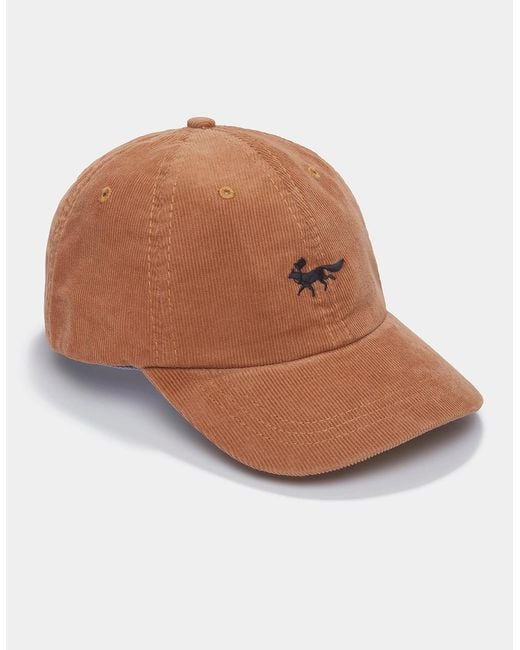 aubi Blue Dearne Cord Cap for men