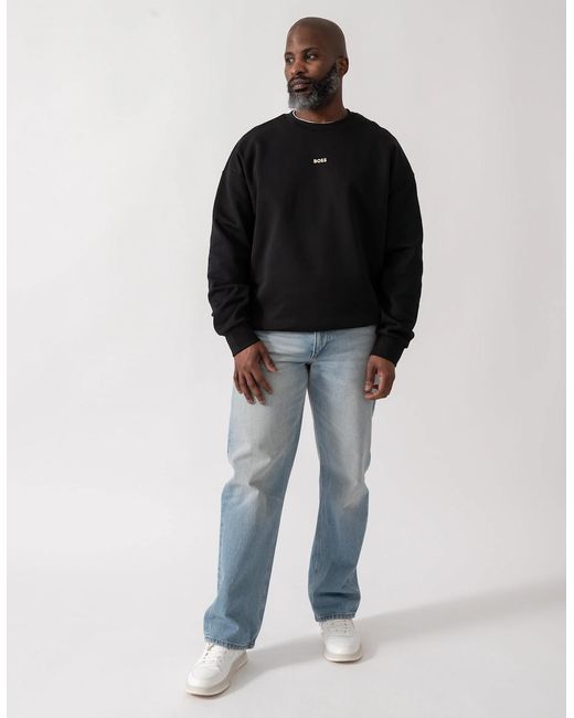 Boss Black Boss Stenson Crew Neck Sweatshirt for men