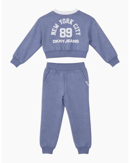 DKNY Blue Infants Lilac Two Piece Tracksuit for men