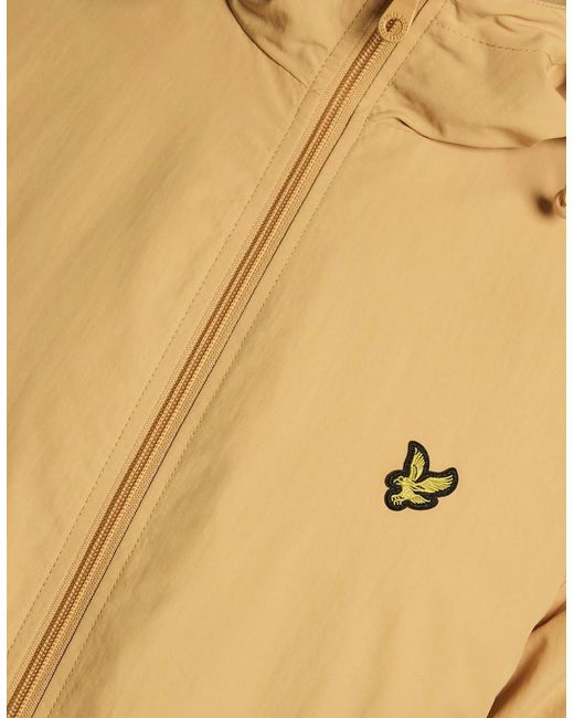 Lyle & Scott Natural Water Resistant Hooded Jacket for men
