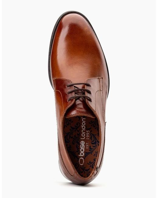 Base London Brown Edison Lace Up Shoes for men