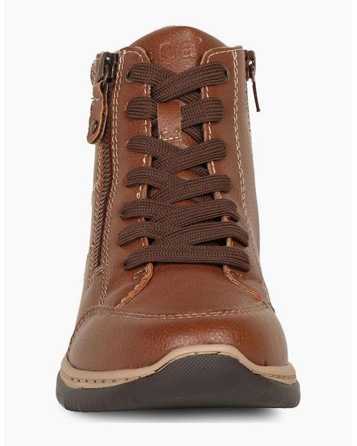 Softline Brown Dovedale Ankle Boots