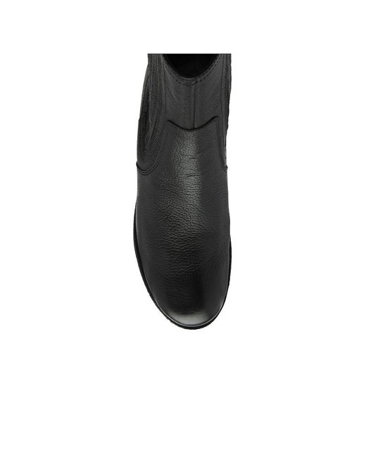 Ravel Black Calvay Wedge Heeled Ankle Boots