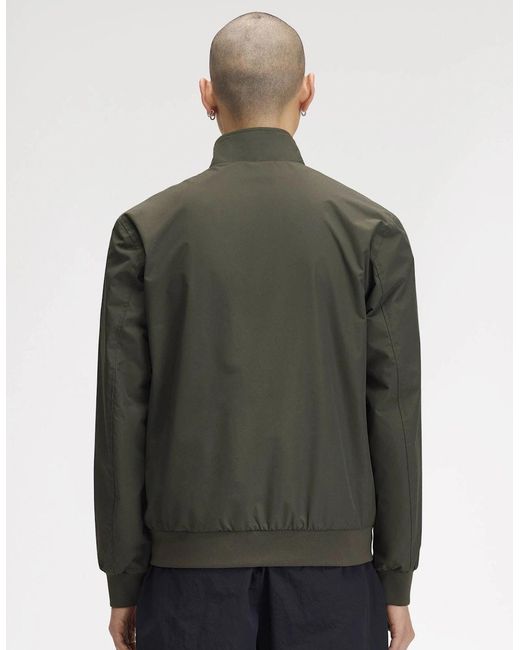 Fred Perry Green Brentham Jacket for men