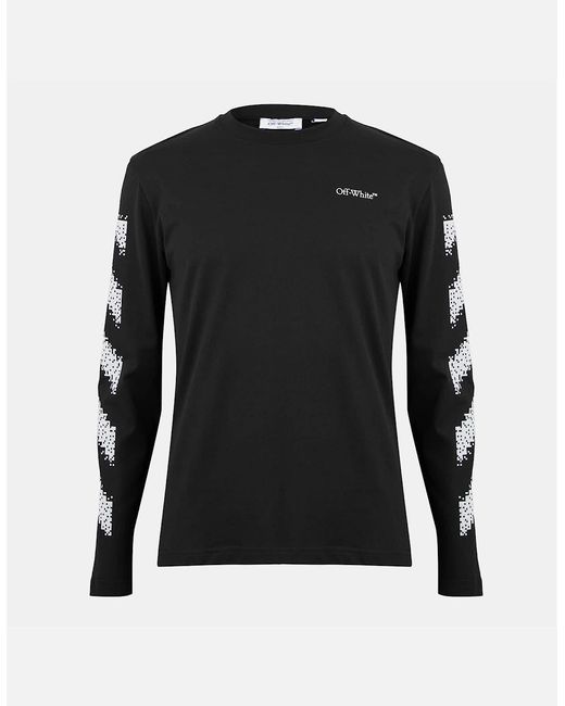 Off-White c/o Virgil Abloh Black Diag Skate Ls T for men