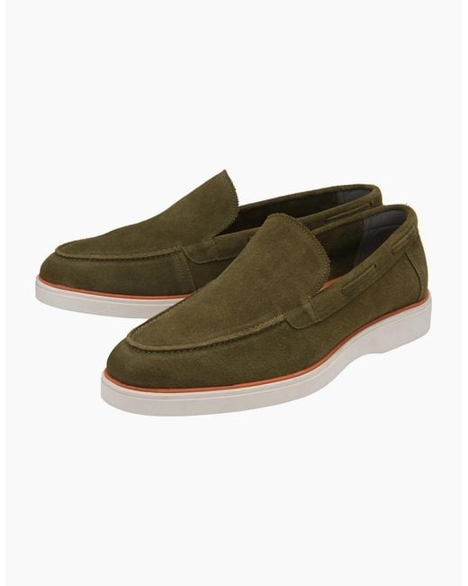 Frank Wright Green Simmons Ii Loafers for men