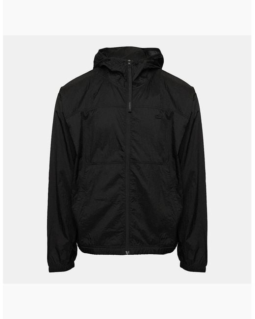 Lacoste Black Rainjacket for men