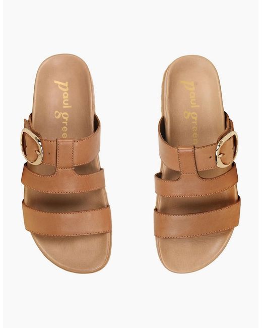 Paul Green Brown Harlow Sandals