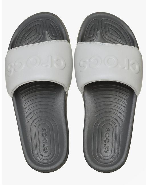 CROCSTM White All Day Sliders for men