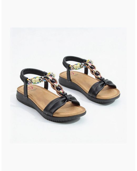 Heavenly Feet White Bright Slingback Sandals