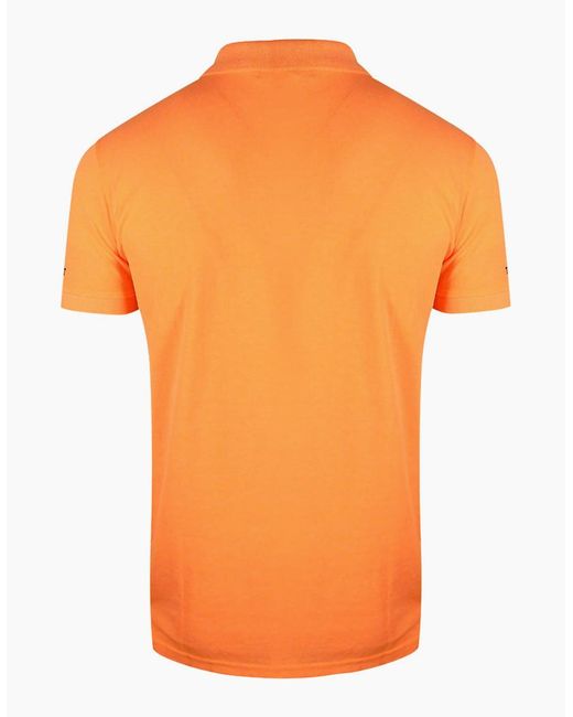 Philipp Plein Orange Plein Sport Bold Logo Polo Shirt for men