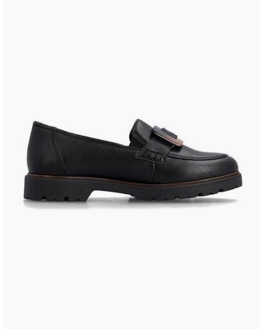 Rieker Black Ladies Shoes 45553-00