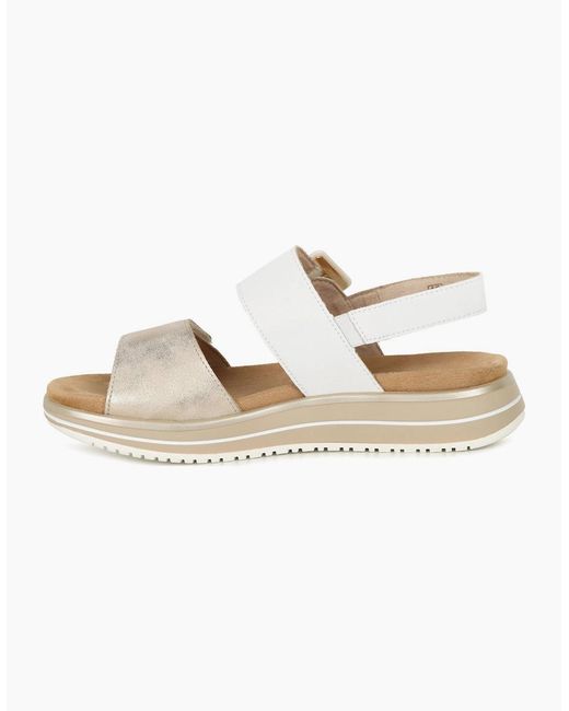 Remonte White Manila Sandals