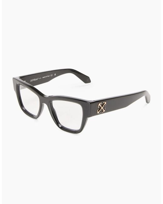 Off-White c/o Virgil Abloh Black Style 8D Rectangle Full Rim Sunglasses for men