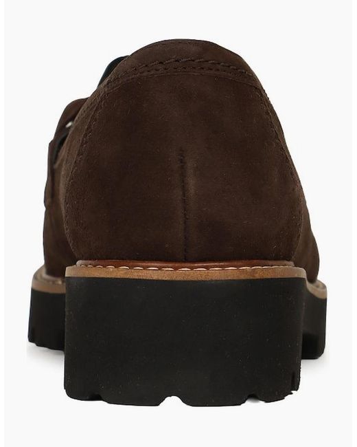 Gabor Brown Squeeze Loafers
