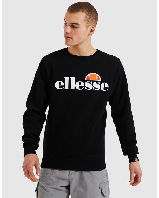 Ellesse Black Sl Succiso Sweatshirt for men