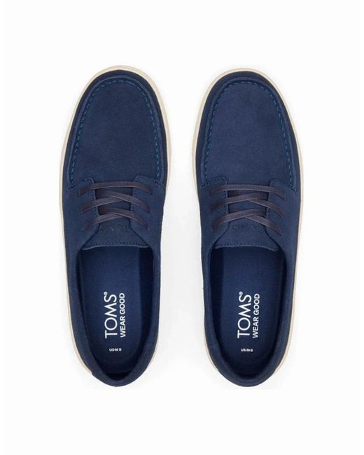 TOMS Blue Trvl Lite London Suede Loafer for men