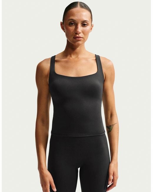 Nike Black Skims Matte Tank Top
