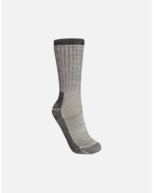 Trespass White Stroller Walking Marino Wool Socks for men