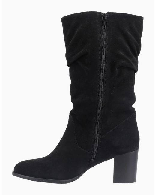 Hush Puppies Black Cosima Knee High Boots