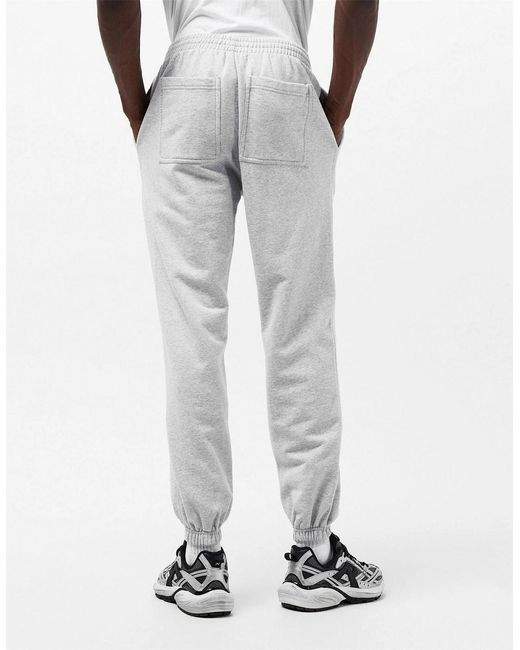 Represent White Closed Hem Fleece Joggers for men