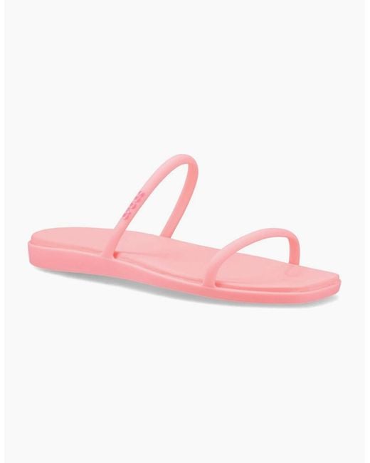 CROCSTM Pink Miami Two Strap Sandals
