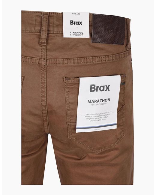 Brax Brown Cadiz Cotton Jeans Tan for men