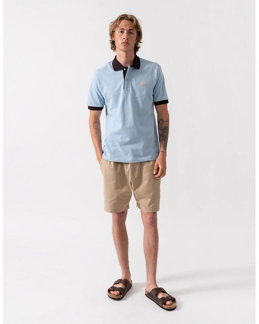 Lacoste Blue Classic Fit Short Sleeve Piqué Polo for men