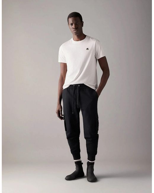 Moose Knuckles Black Hartsfield Joggers for men