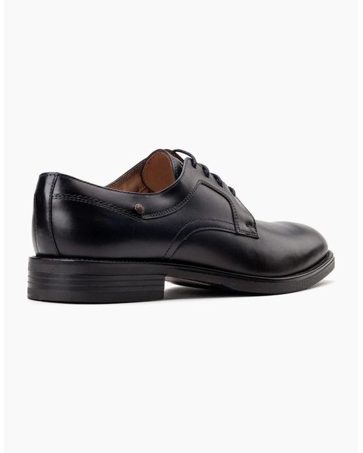 Base London Black Sleeve Lace Up Shoes for men