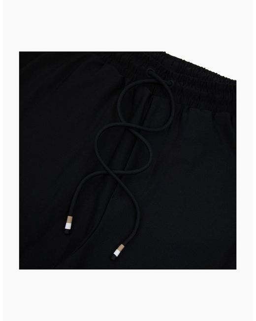 Boss Black Boss X Matteo Berrettini Tracksuit Bottoms With Contrast Tape And Branding 001 for men
