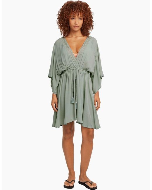 O'neill Sportswear Green Essentials Tokeena Cover Up Dress