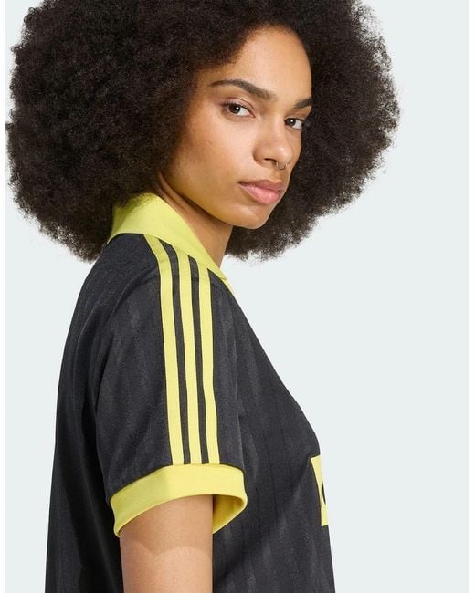 Adidas Black Originals Football-Inspired Jersey