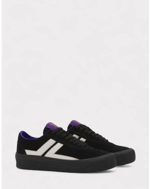 Lanvin Black X Future For Leather Cash Sneakers