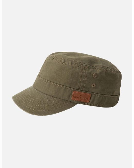 Quiksilver Green Renegade Military Cap Hat for men