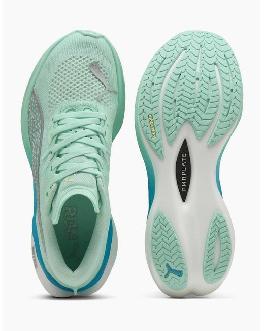 PUMA Green Nitro 3 Fade Road Running Shoes