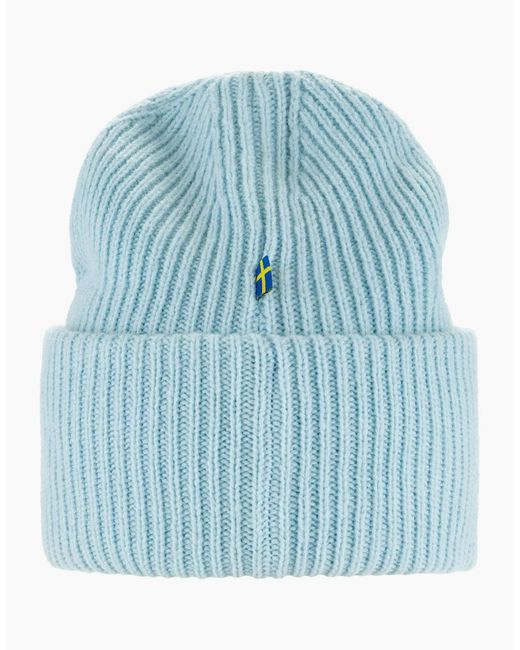 Fjallraven Blue Fjällräven Heavy Beanie for men