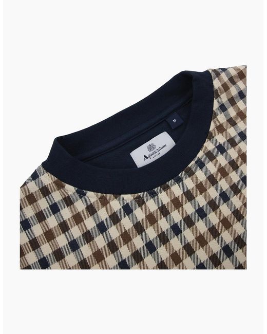 Aquascutum Gray Iconic Crewneck Fleece Sweatshirt 28 for men