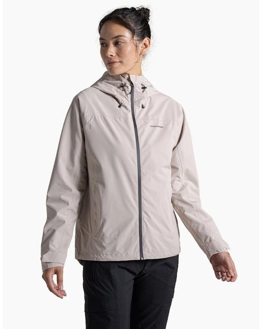 Craghoppers Gray Zohra Technical Shell Waterproof Jacket