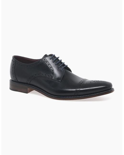 Loake Black Foley Formal Lace Up Shoes for men