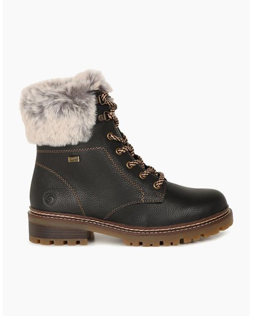 Remonte Black Carro Ankle Boots