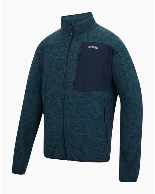 Regatta Blue Scaris Full Zip Fleece Jacket for men