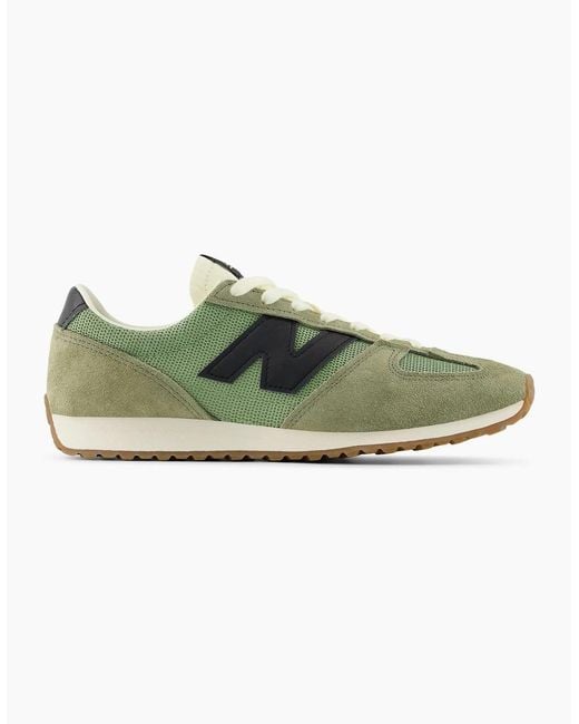 New Balance Green 471 Trainer Oregano/Dark Olivine for men