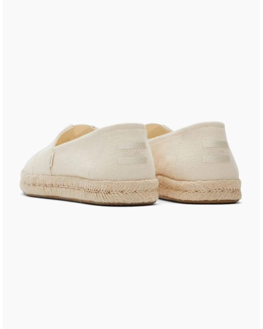 TOMS White Alpargata Rope 2.0 Slip On Shoes