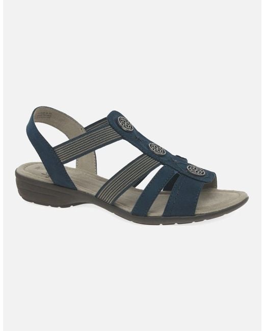 Softline Blue Kali Sandals