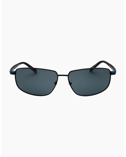 Timberland Blue Matte Polarized Sunglasses for men