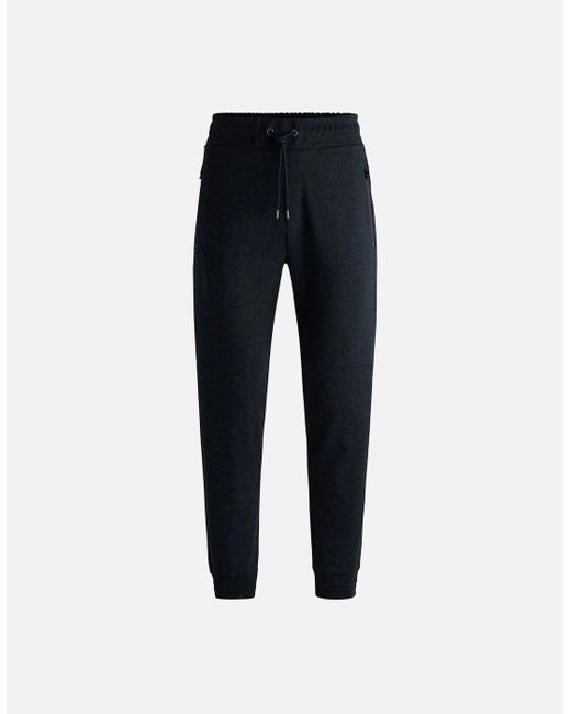 Boss Blue P-Lamont 290 Regular-Fit Tracksuit Bottoms for men