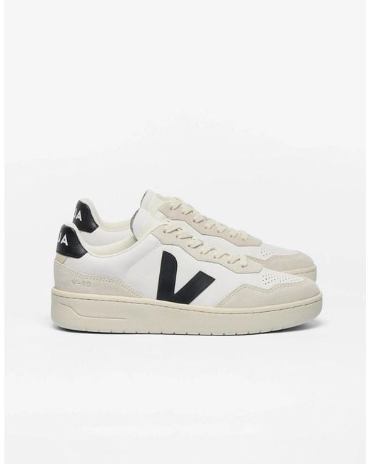 Veja Multicolor V-90 Ot Leather Trainers for men