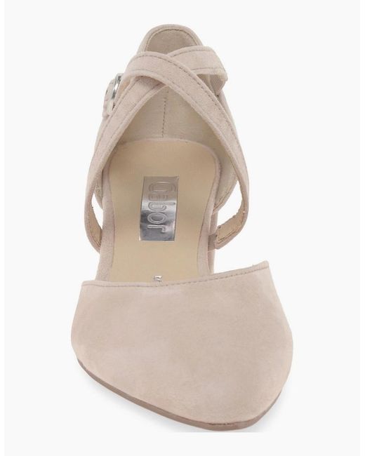 Gabor Pink Gisele Open Court Shoes